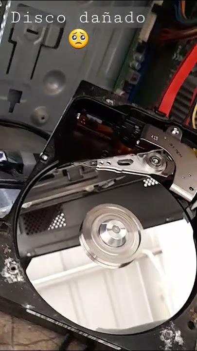 Disco Duro dañado.  Así suena y se escucha un disco duro cuando está dañado 😰