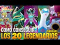 COMO CONSEGUIR A LOS 20 POKEMON LEGENDARIOS Y SINGULARES DE MEGADIMENSION LEYENDAS POKEMON Z A