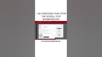 Stop the Scroll: Game-Changing Ad Creatives for Barbershops #BarberBoost #AdTips #MarketingGems