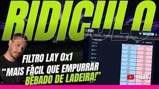 Filtro Lay 0x1 com 100% de WINRATE para Alavancagem no Correct Score!