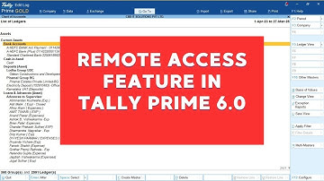 Tally Prime Me Remote Access Ka Feature Kaise Use Karein | tallyhelp