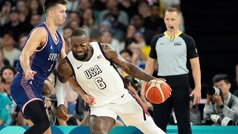 Team USA ESCAPES with semifinal win over Serbia behind Curry, LeBron | Paris Olympics