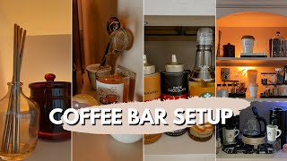 COFFEE STATION | COFFEE BAR SET UP |BUDGET FRIENDLY HOME | DEMIR