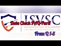 # ISVSC Data check/Frequently Asked Questions /Part-1