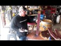 How to build used oak wine barrel table How to build used oak wine barrel table