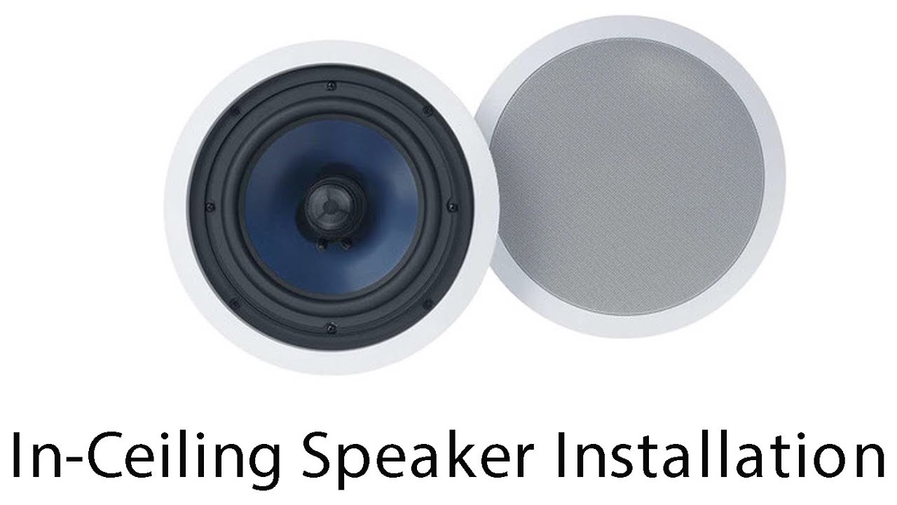 Polk Rc80i In Ceiling Speaker Installation Video Youtube