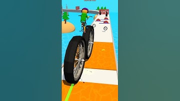 BICYCLE RUN 3D GAME LEVEL 53 NEW PLAY WIN 😱 INDIAN BIKE DRIVING 3D #bikegames #indiagames #shorts