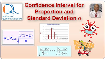 Confidence Intervals (Part 3) for Proportion and Standard Deviation