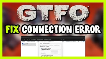 How to FIX GTFO Connection / Server Error!