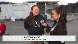 Mary Ours learns about crew