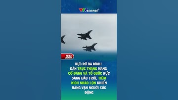 Rực rỡ Ba Đình! Dàn trực thăng mang cờ Đảng và Tổ quốc rực sáng bầu trời, khiến vạn người xúc động