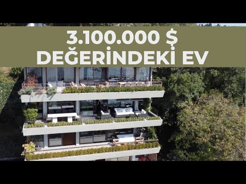 İstanbul Bebek'te 3.1 Milyon $ Değerindeki Büyüleyici Ev