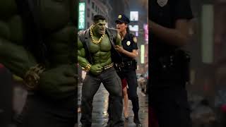 Hulk ko police ne pakad liya #trendingreels #viralreelschallenge #artworld #aigenerated #ai #shorts