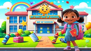 🎒 My First Day of School Song | Fun & Uplifting Kids Song About Starting School!