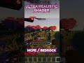 Best Realistic shader for MCPE 1.21-1.26+ ||#shaders #minecraft