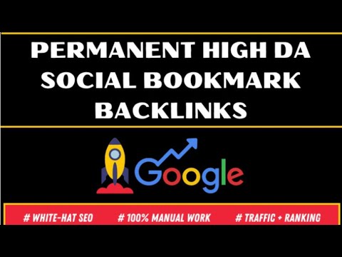 social bookmarking backlinks