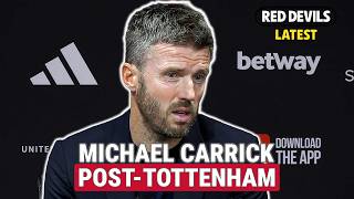Michael Carrick on boos, late goals and Carlos Baleba | Manchester United 1-1 Tottenham Hotspur