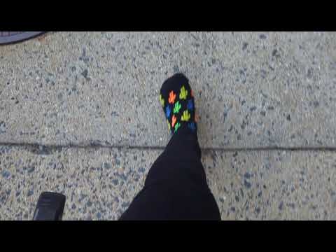 Walking On Concrete With Socks!