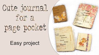 creating a Zine for a journal pocket