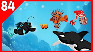 Angler Chomper vs Lion Prime, King Spider &amp; Legendary Orga | Who Wins? 🐟🔥