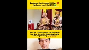 Pengantin ini sediakan QRIS di pernikahan untuk tamu nya #viral #trending #shorts