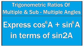 Trigonometric Ratios Of Multiple and Sub Multiple Angles Example # 3 / Maths Trigonometry