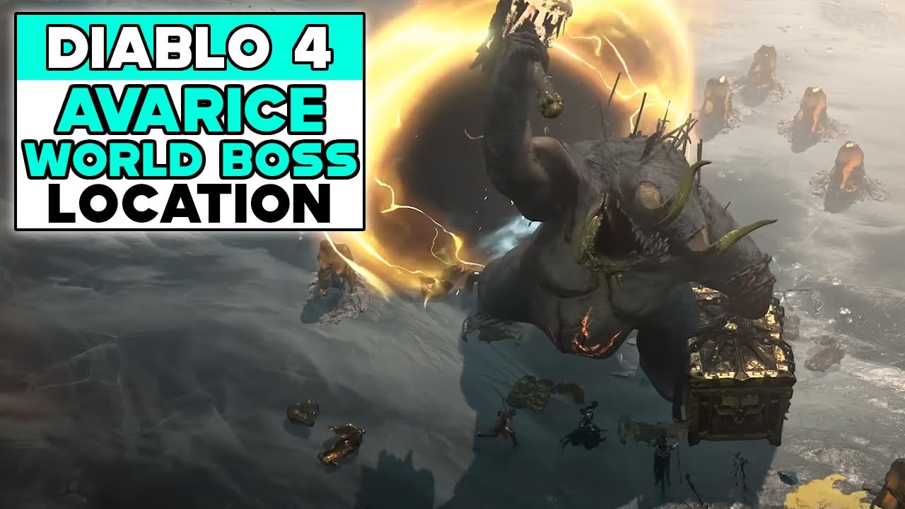 Diablo 4 Avarice World Boss Location Youtube