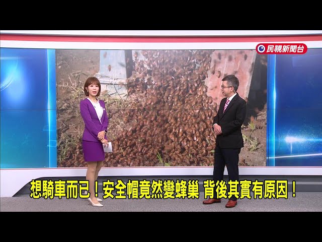 2026/03/31【早安嘉芬】想騎車而已！安全帽竟然變蜂巢 背後其實有原因！－民視新聞