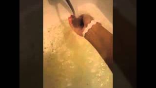 Choco bubbles bath ..كيفية استخدام رغوة البانيو