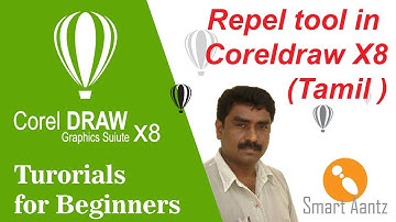 How to use Repel tool in Coreldraw X8