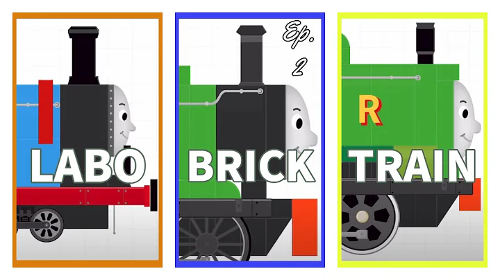 P. 2 Playing Labo Brick Train Build Game, Thomas a...