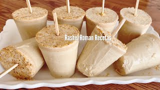 Paletas heladas de leche cremositas con cacahuate/HELADOS DE MANÍ 😋 by Rashel Román Recetas 13,430 views 1 month ago 6 minutes, 26 seconds