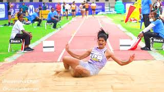 LONG JUMP  BAVANA NAGARAJ 5.59m 2023 || 6.32m 2024 ||  ASIAN U20  2024 || Swaminathan Gunasekaran