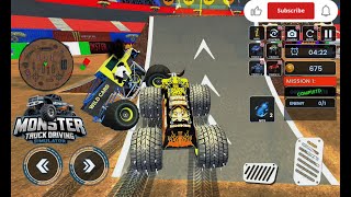Monster Truck Game Simulator - Truck Stunt Jumps Round / Android Game Ep- 45 screenshot 5
