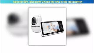Exclusive New 5 Inch Video Baby Monitor with Camera and Audio, 4X Zoom, 22Hrs Battery, 1000ft Range