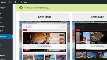 Setup vipress wordpress theme