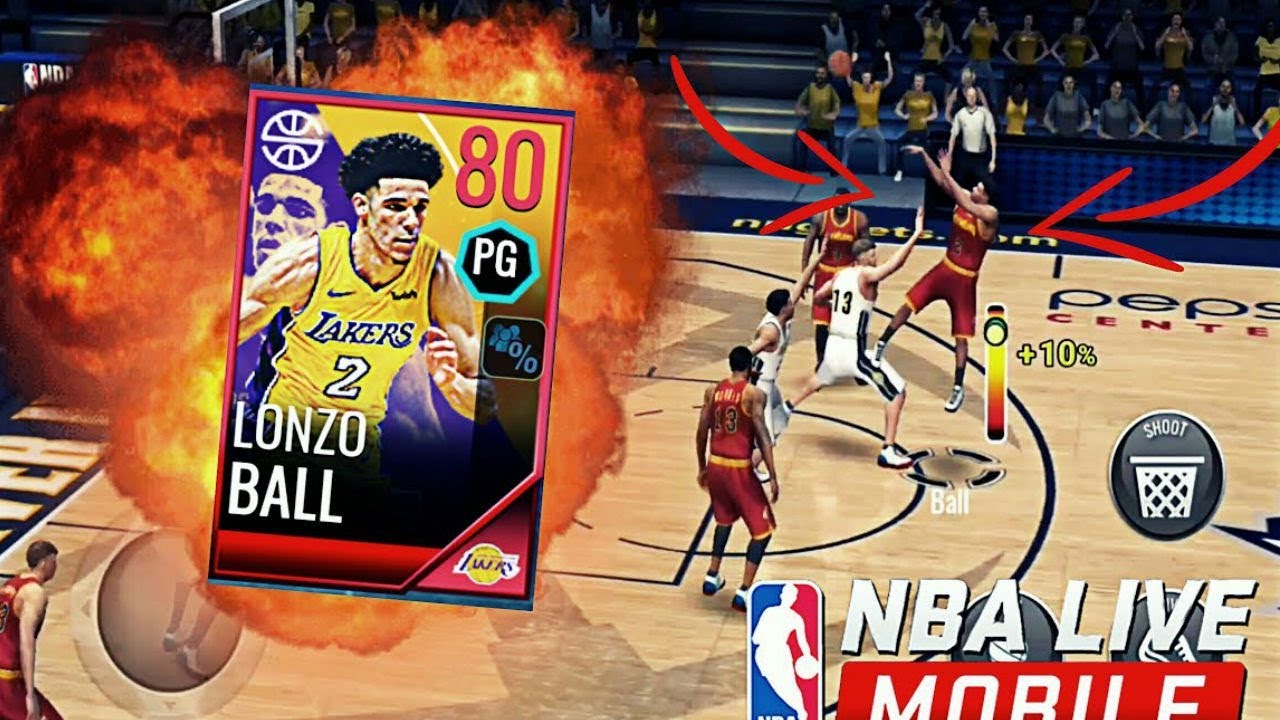 CROSSROADS LONZO BALL !!! NBA LIVE MOBILE 18 GAMEPLAY
