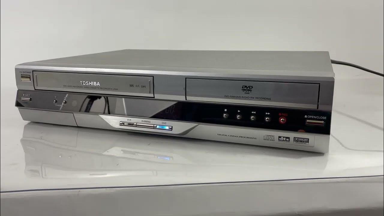 TOSHIBA DVD Recorder/VCR DVR4XSU Combo Copy VHS to DVD YouTube