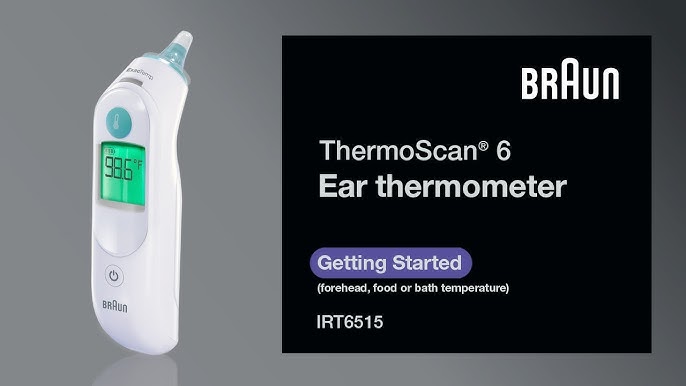 Braun ThermoScan® 6 Thermomètre auriculaire - How to use 