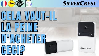 SONNETTE SANS FIL ET SANS PILE SilverCrest SFK 16 B2 FRANCE FRANÇAIS LIDL