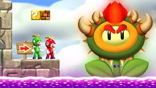 Newer Super Mario Bros. Wii 7 - World 7 - 2 Player Co-Op Full Walkthrough Part 1