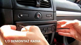 Jak Wyjąć Radio I Wpisać Kod Renault Clio / How To Remove Radio And Input Code Renault Clio - Youtube