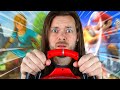 Playing Every Nintendo Switch Game BUT with a Mario Kart Wheel