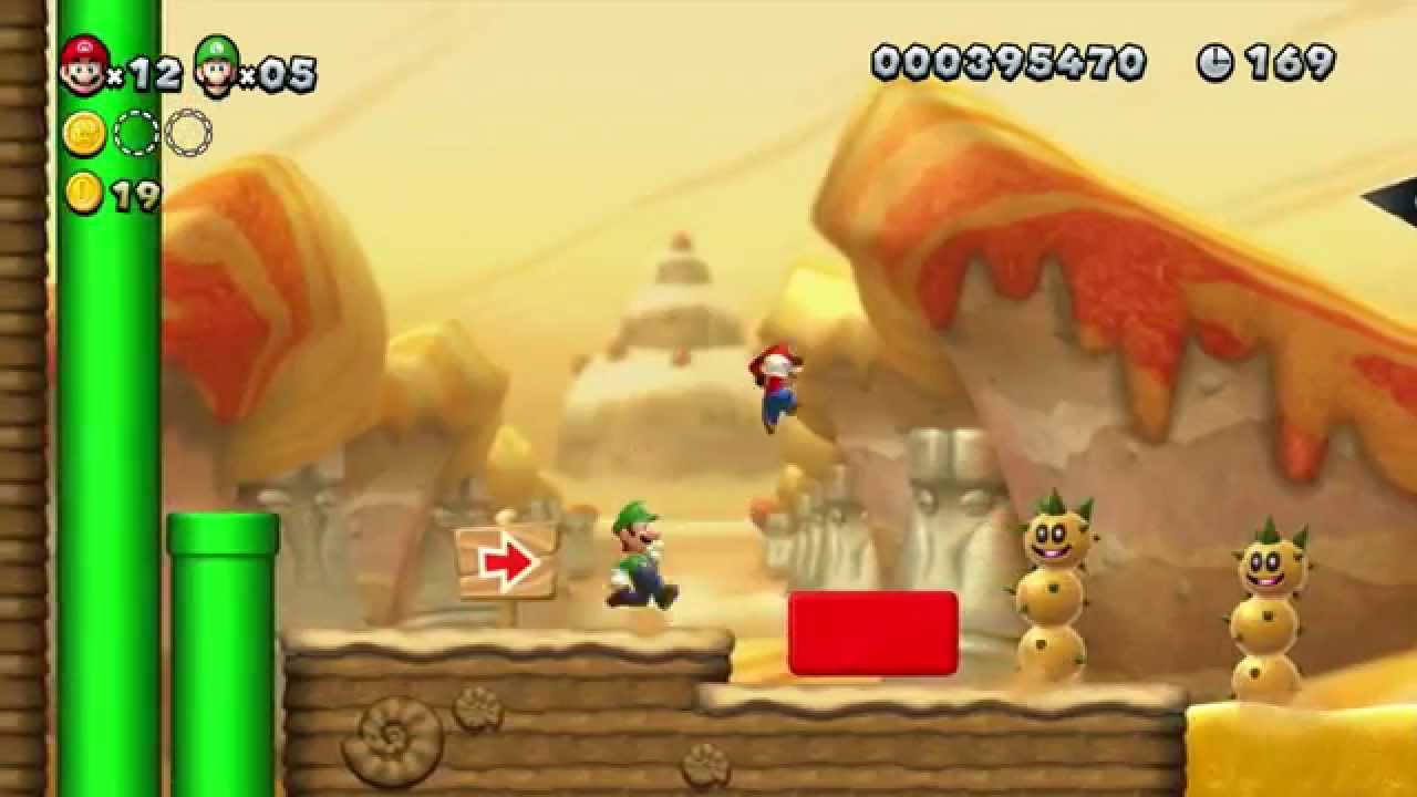 Mario Verde ---New Super Mario Bros U --Wii U - YouTube