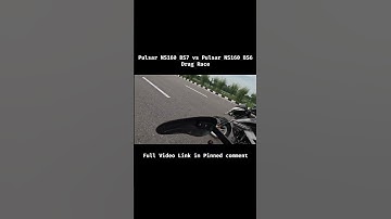 Pulsar NS160 BS7 vs Pulsar NS160 BS6 Drag Race #shorts #shortsfeed #bajaj #pulsar #ns160 #ns1602023