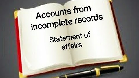 12th Accountancy / Unit-1 / Accounts from incomplete records / Tamil / Part-3