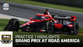 Top moments from Practice 1 for 2024 XPEL Grand Prix at Road America | Extended Highlights | INDYCAR