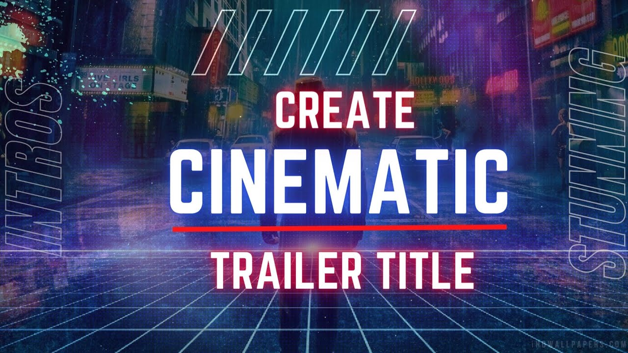 How to Make Cinematic Titles That Stand Out with After Effect - YouTube
