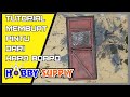 Make a Door For Diorama scale 1:12