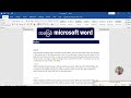 အခြေခံ microsoft word ရဲ့ styles ကိုလေ့လာမယ်